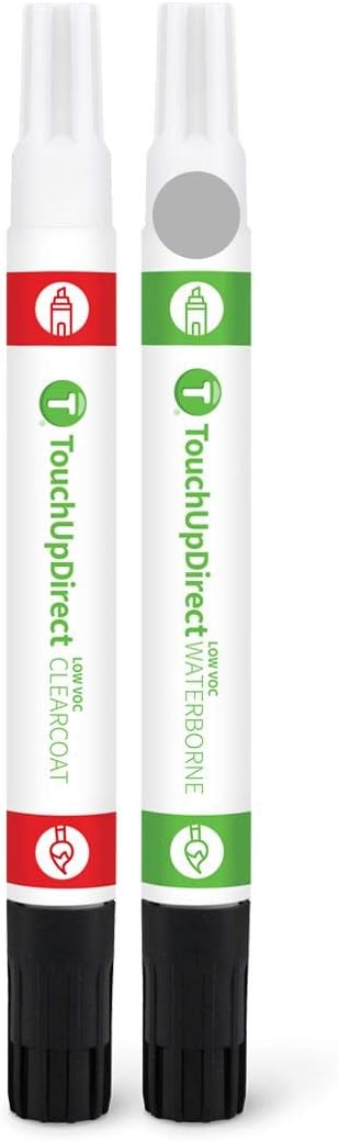 TouchUpDirect 1H5 Cement/Cement Gray Metallic for Toyota Exact Match Touch Up Paint Combo - Essential Package