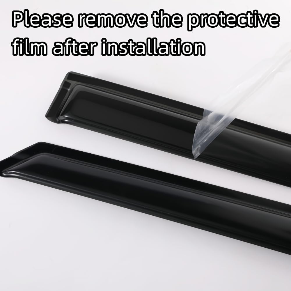 Rainproof Side Window Wind Deflectors for 2021-2024 Hyundai Elantra, Tape-on Sun Rain Guard Sets,Nice Looking Window Visors for Cars,Vent Deflector for 21-24 Hyundai Elantra 94169