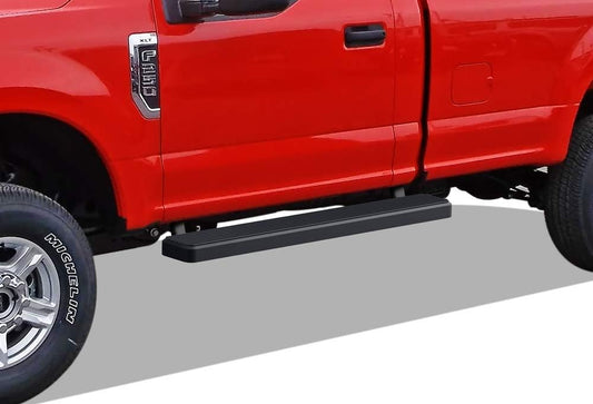 APS (Black 5 inches) 304 Stainless Steel Running Boards Nerf Bars Side Steps Compatible with Ford F150 2015-2025 Regular Cab & F-250 F-350 Super Duty 2017-2025