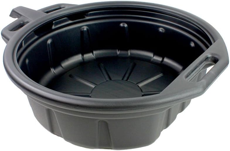 Capri Tools CP21021 Portable Oil Drain Pan, Anti-Freeze, Black