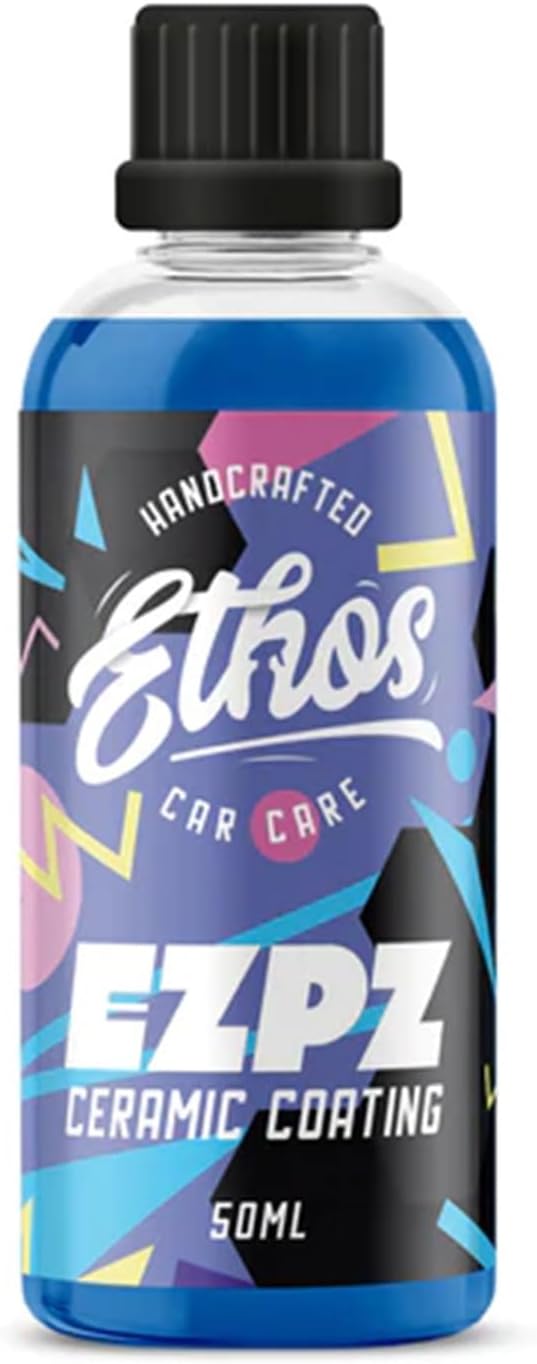 EZPZ - Ceramic Coating For Cars - Advanced Ceramic Polymer Coating for Cars - Easy DIY Application, Extreme Hydrophobics, Ultra-Slick Finish - Durable Formula