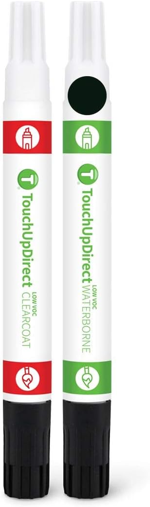 TouchUpDirect 209 Black Sand Pearl Compatible with Toyota Exact Match Touch Up Paint Combo - Essential Kit