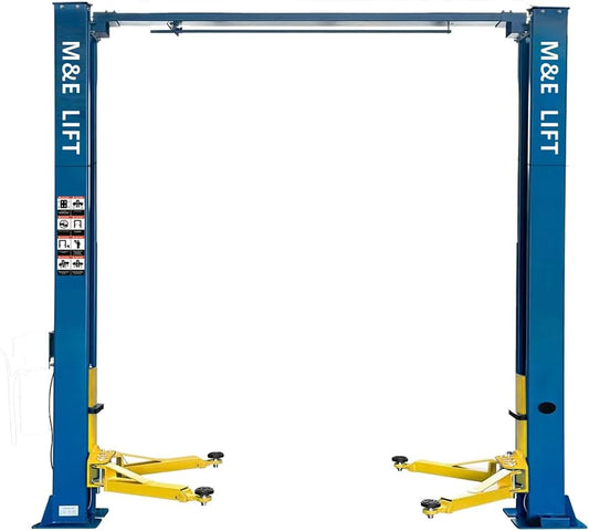 ME 9000lbs 2 Post Lift Clearfloor Lifts Max. Lifting Height 74.8" 2 Post Car Lift Auto Lift Car Hoist for Home Shop Garage (ME-M90-220V)