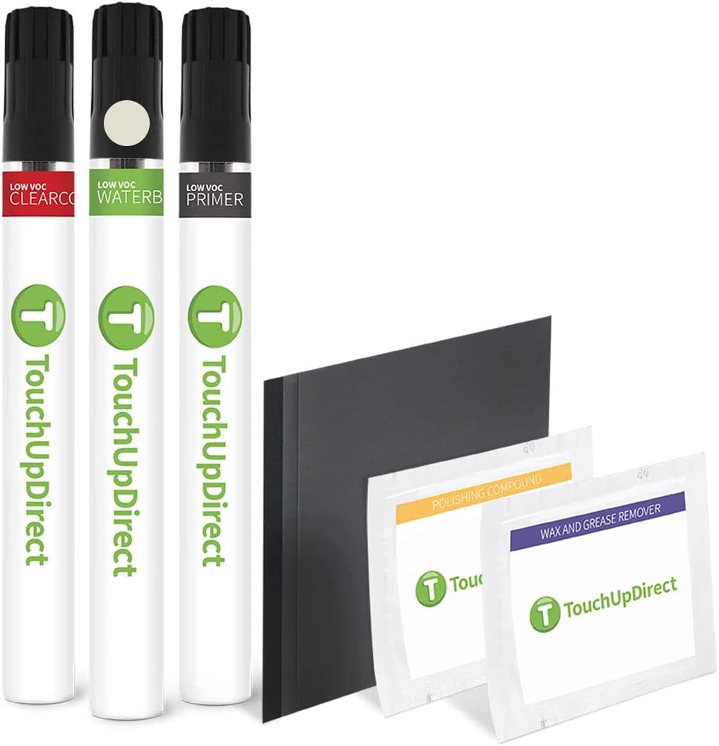 TouchUpDirect 1E7 Silver/Silver Streak Metallic Compatible with Toyota Exact Match Touch Up Paint Brush - Platinum Kit