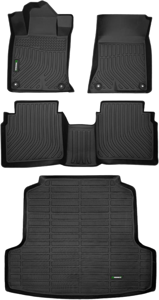 ANBINGO®Floor Mats Fit for Nissan Altima 2019-2025 All Weather Mat for Nissan Altima TPE Car Matt Rugs for Nissan Altima Rubber Trunk Carpet for 2025 Altima Automotive Accessories