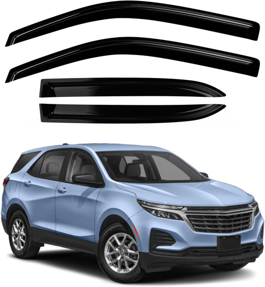 Window Guards Compatible with 2018-2024 Chevy Equinox Car Window Rain Guard