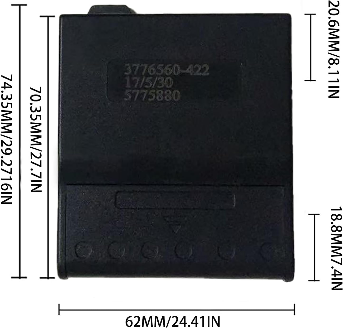 Pickup Truck Backup Radar System - Four 5.95m Sensors for Rear Installation, Compatible with Front Bumper Mounting - Enhance Safety & Visibility（White）