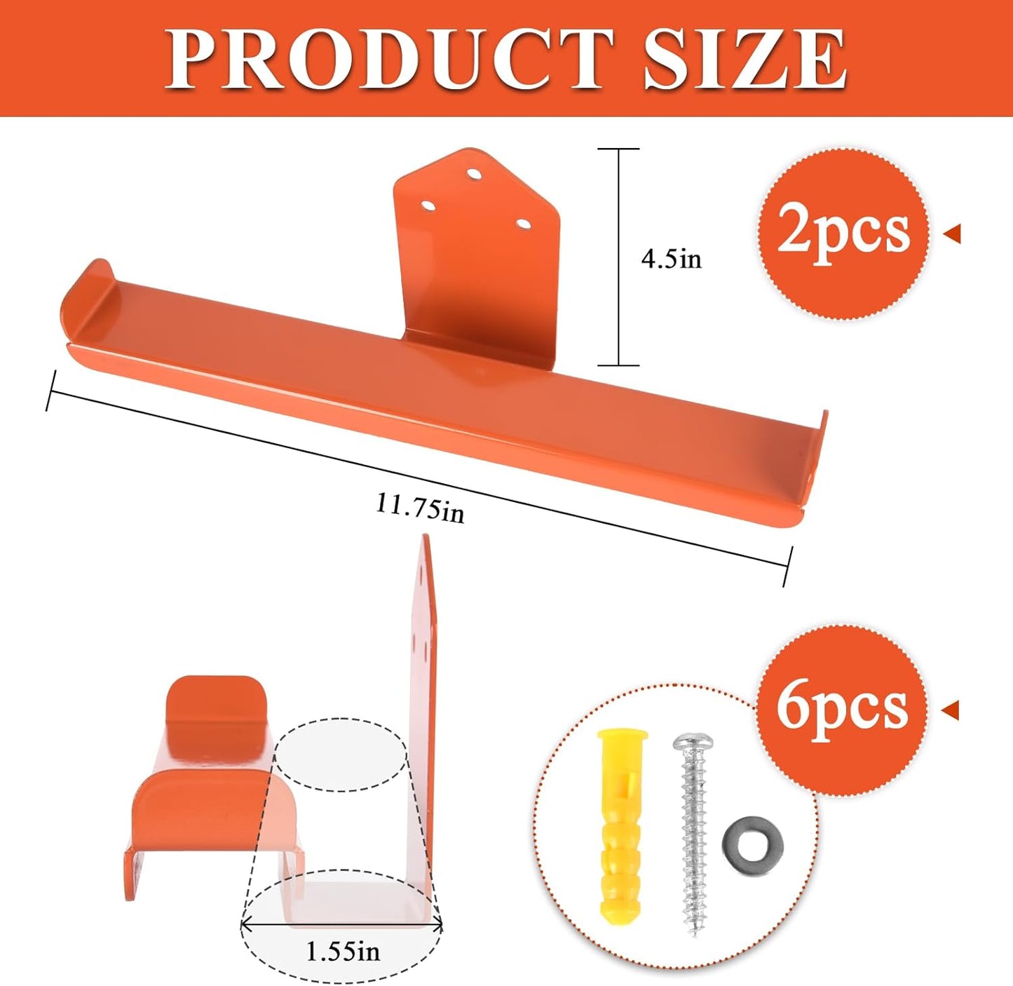 Backpack Sprayer Holder, Backpack Leaf Blower Hanger, Heavy Duty Chainsaw Wall Mount Stand Accessories Garage Organization Storage