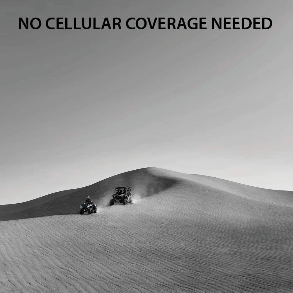 Cardo PACKTALK Edge Off-Road Vehicles ORV, Snowmobile, Side x Side, ATV Communication for Every Terrain - Duo Pack, Black