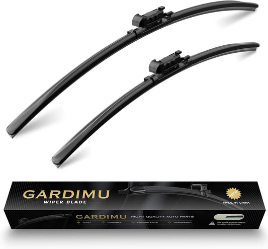 Front Windshield Wipers, 2-Piece Set for BMW 4 Series 428i 430i 435i 440i 2014 2015 2016 2017 2018 2019 2020 - Automotive Replacement Front Wiper Blades for Car Window