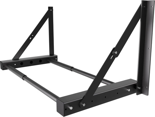 Wall Mount Folding Tire Rack, 32 to 48 Inches Wide Adjustable Tire Storage Rack, Heavy-Duty Steel Tire Storage Rack for Garage ,Workshop, Repair Shop, Supports 400 Pounds and Folds Flat