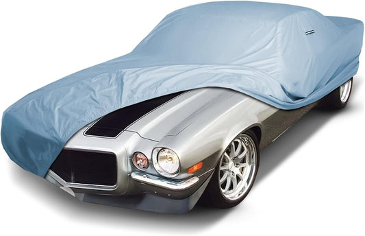 iCarCover Custom Car Cover Compatible with Camaro 1967-1968, Waterproof All-Weather Rain Snow UV Sun Protector Full Exterior Indoor Outdoor Car Covers, 1-Tone (Solid Gray)