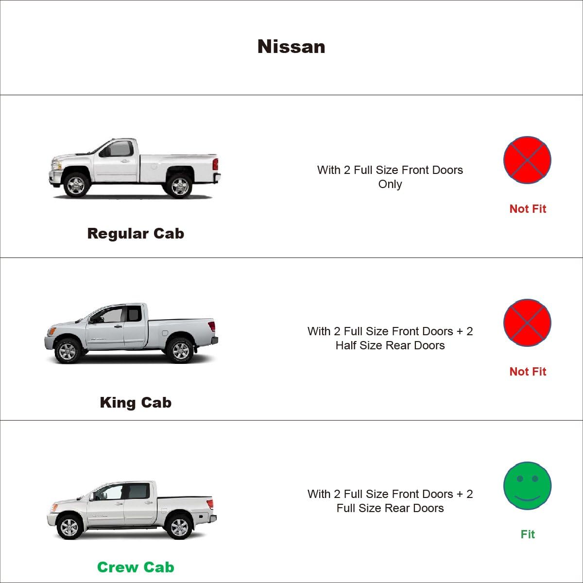 Wind Deflector Compatible with 2000-2004 Nissan Frontier Crew Cab 4 Full Size Doors Smoke Sun/Rain Guard Window Visors 94627