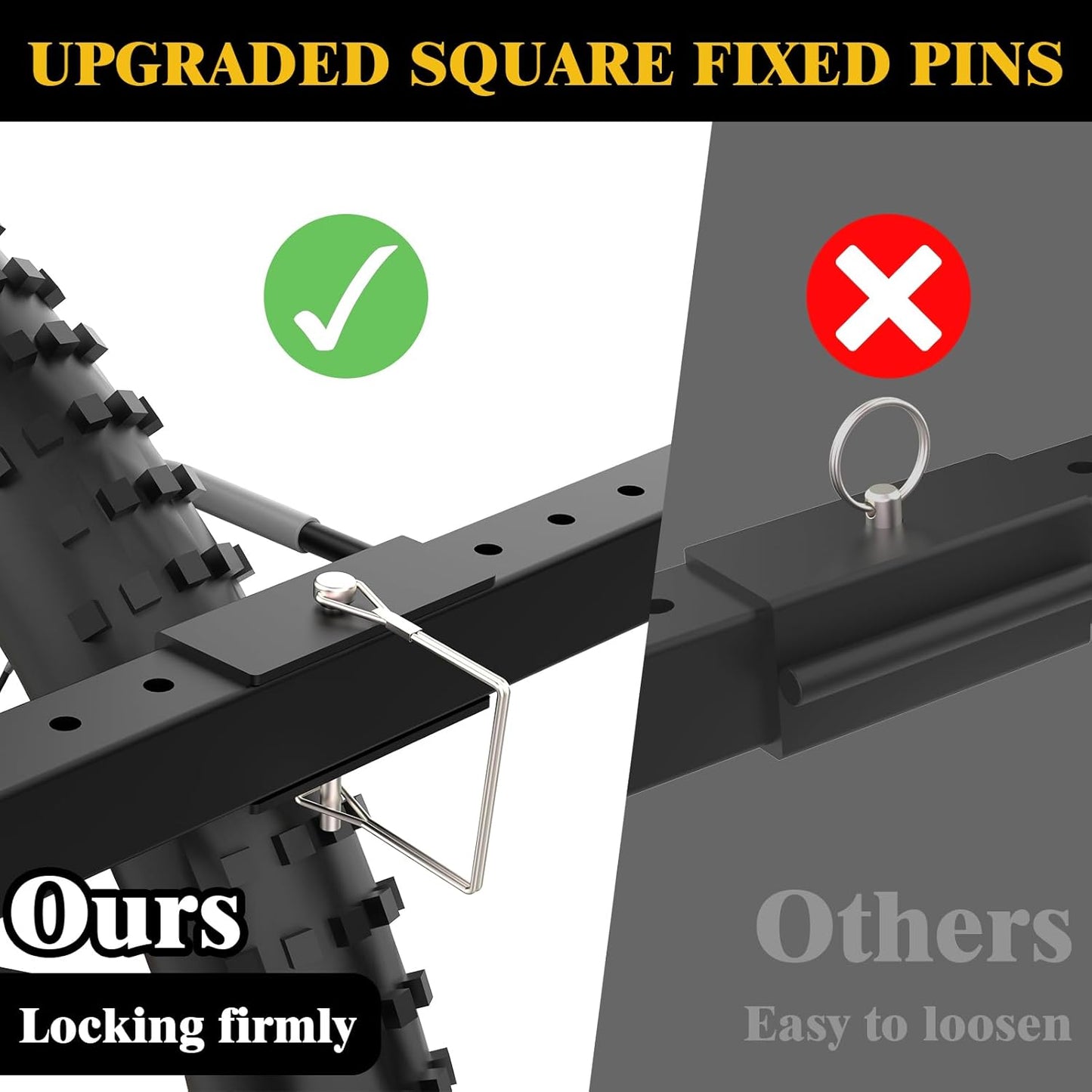 Freestanding Bike Storage Rack for 5 Bikes, 52" Wide Steel Vertical Bike Rack with 5 Bike Hooks & 6 Hooks for Helmet Storage, Bike Racks for Home and Garage, Indoor Floor Bike Stand