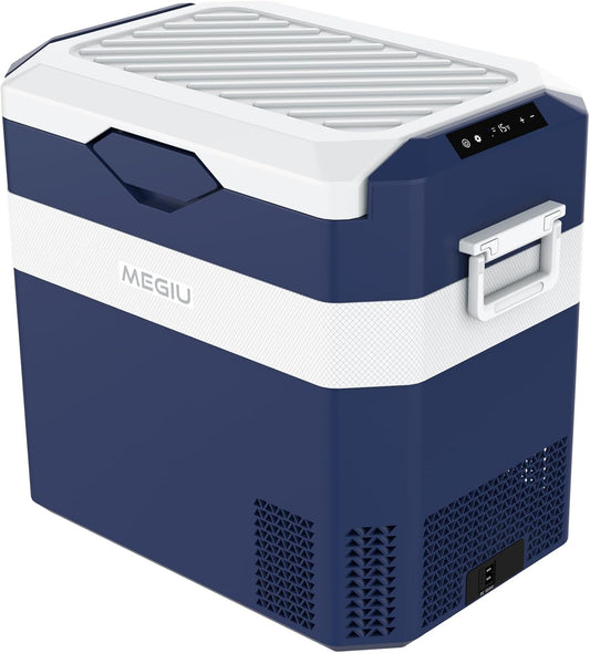 Car Fridge Portable 12V Refrigerator 40 Quart 12 Volt Freezer Compressor Cooler 12V/24V DC 110～240 V AC for Truck Van RV Camper SUV and Home Use (HC-38P5)