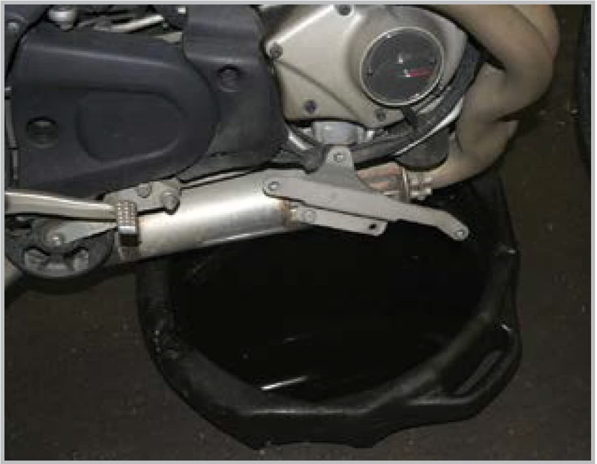 Groz 41960 4.25 Gallon Oil Drain Pan - with Spout Cap, Durable HDPE Construction, Spill-Proof Design for Auto Shops and Garages, Black Color