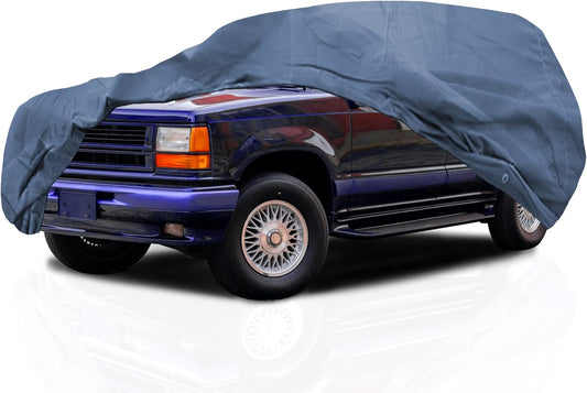 USCarCover Supreme All Weather Protection, Breathable Car Cover for Jeep Cherokee 1988-2001 SUV 4-Door Upgraded Fabric Pollution, Dust, Sun, Snow, Rain