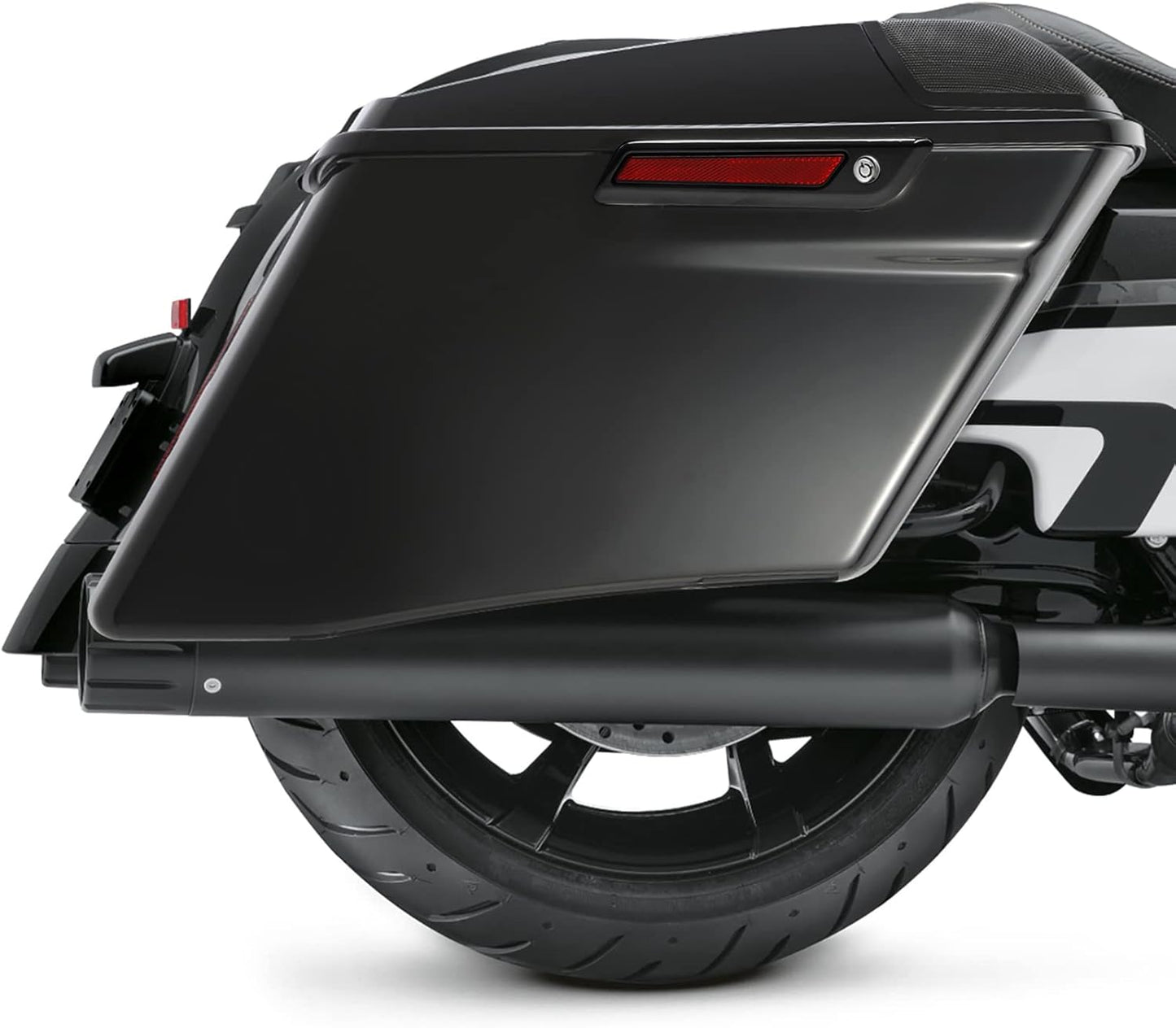 XFMT Motorcycle 4" Extended Hard Saddlebag Fit For Harley Touring CVO Road King Street Glide Road Glide Electra Glide '14-'24