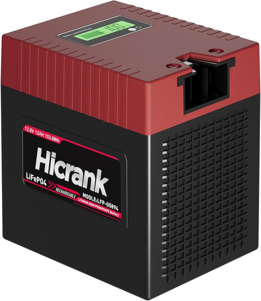 Lithium LiFePO4 Power Wheels Ride On Toy Replacement Battery 12V 12Ah,2X Acceleration Capability, (Charger included) Rechargeable for Preschool Vehicles