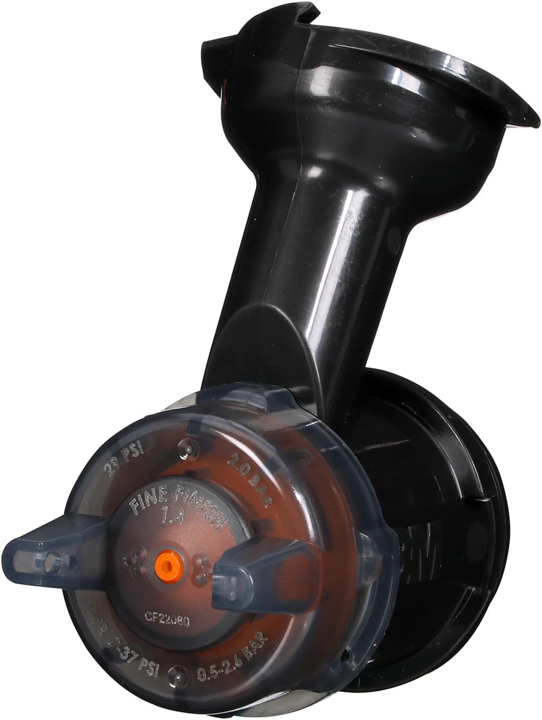 3M Performance Gravity Fine Finish (Compliant) Atomizing Head 26914, Orange, 1.4, Pack of 5, for Automotive Paint Application, High Viscosity, Clear Coat, Primer Spraying