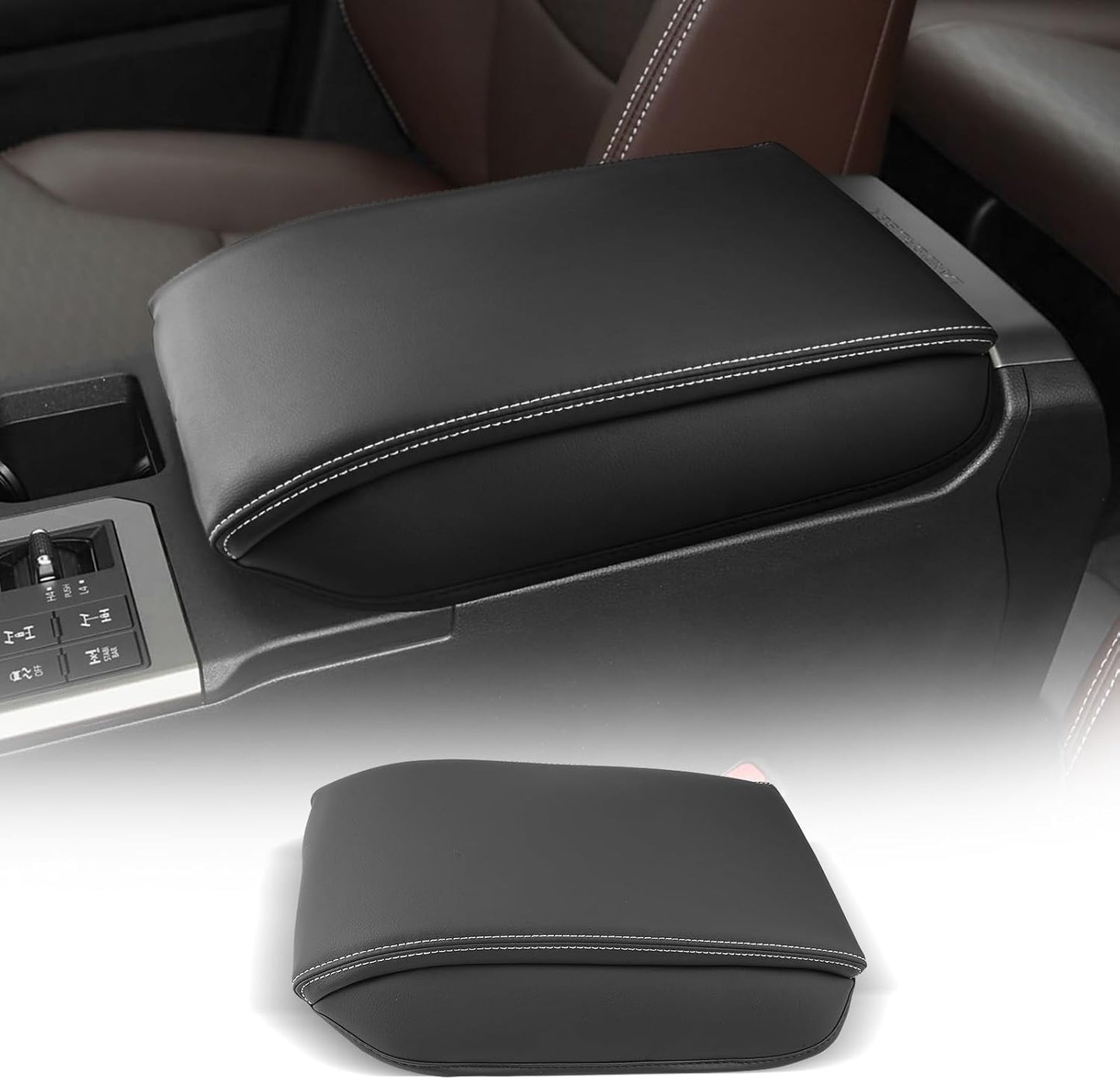 CDEFG for 2024 2025 Toyota Land Cruiser 250 Center Console Cover Armrest Box Cover for Land Cruiser (1958, Land Cruiser) 2024 2025 Accessories Arm Rest Protector