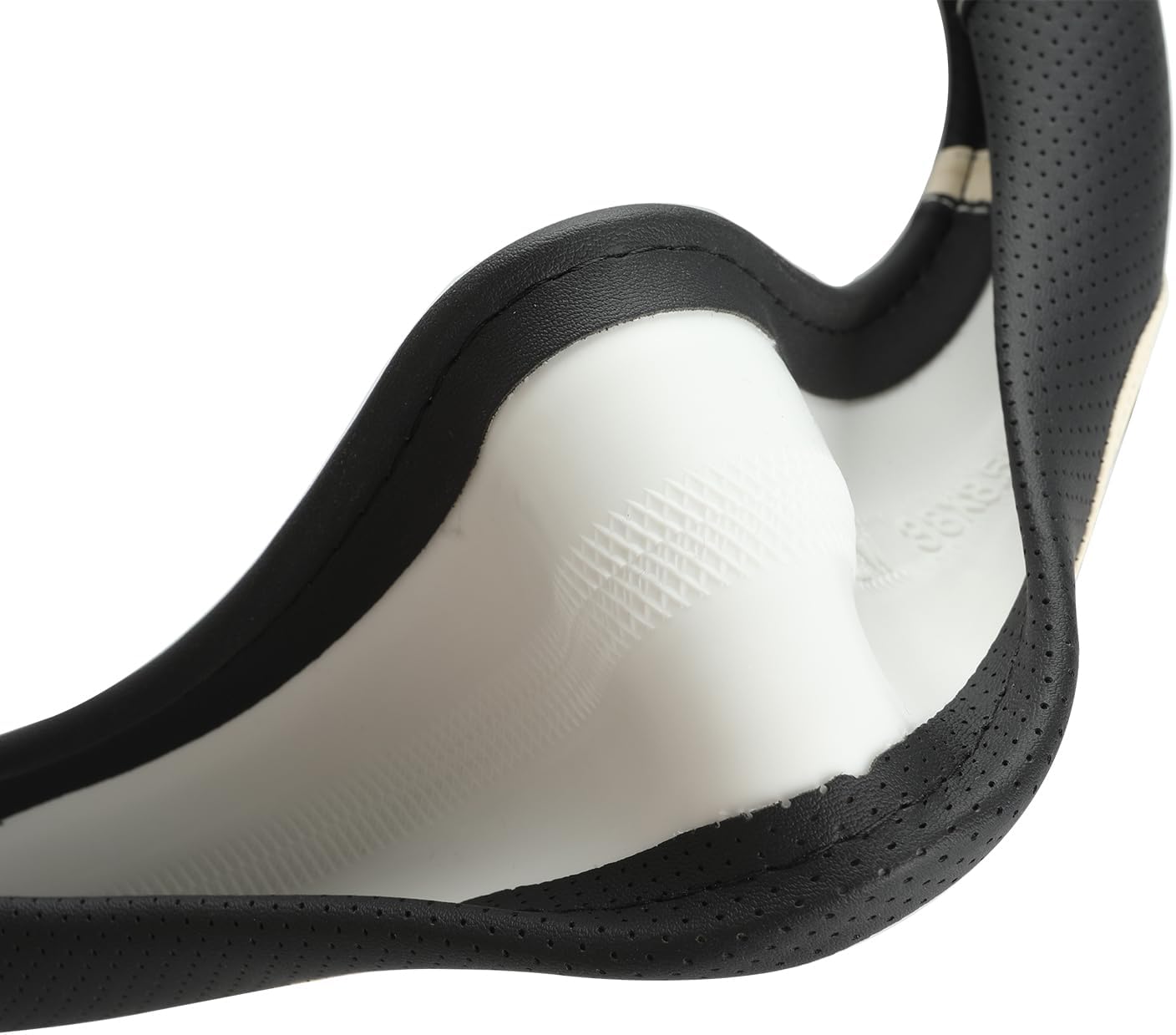 Car Steering Wheel Cover, Leather Steering Wheel Cover Black Universal 14.5-15 Inch Microfiber Leather Anti-Slip Breathable Auto Steering Wheel Covers Accessories for Men Women