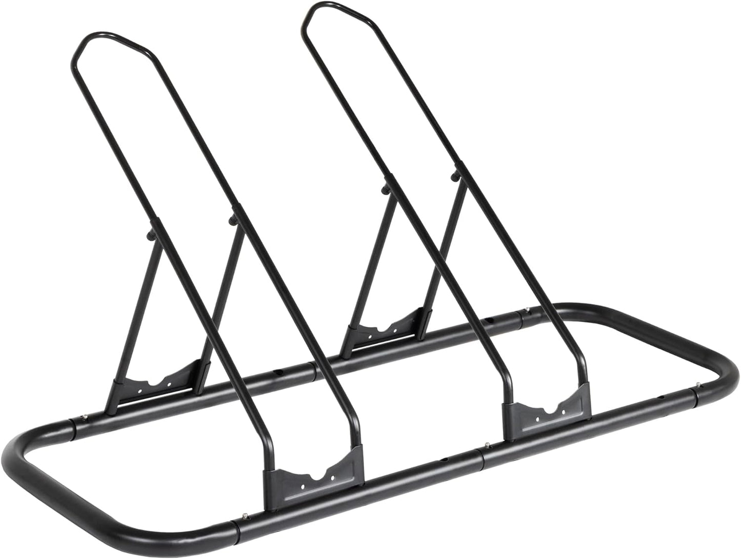 CyclingDeal Bike Rack Floor Parking Bike Stand for up to 6 Bicycles | Indoor, Home & Garage Storage Rack | Stable & Secure Bicycle Stand w/Tire Grooves Up to 29", Holding Plates & Custom Spacing