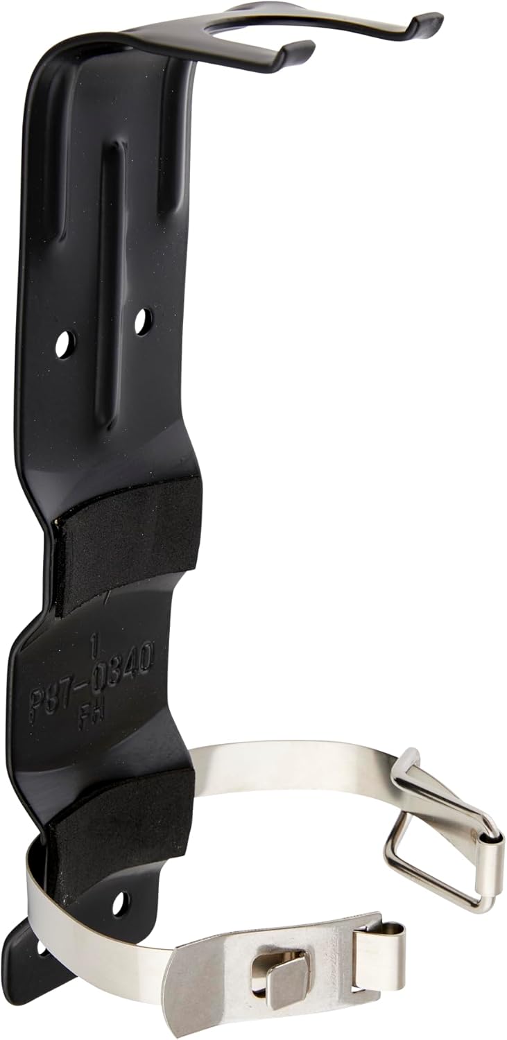 First Alert Marine1 Fire Extinguisher, UL Rated 1-A:10-B:C, White, FE1A10GR with Metal Bracket Bundle