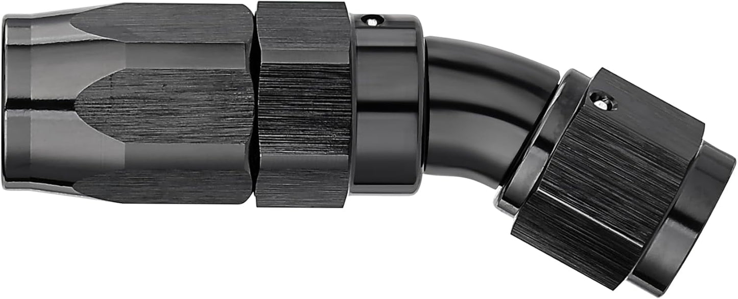 EVIL ENERGY 4AN 30 Degree One Piece Full Flow Hose End Fitting Swivel For CPE Braided Hose