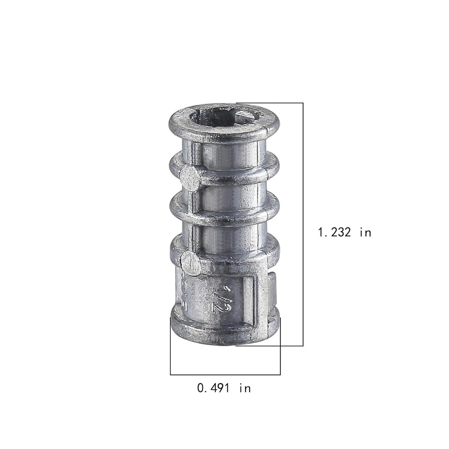 Wensilon(30pcs) 5/16 * 1-1/4 Lag Shield Anchor Long Zinc Alloy Bolts Concrete Anchors, Zinc Alloy Masonry Anchors Hole