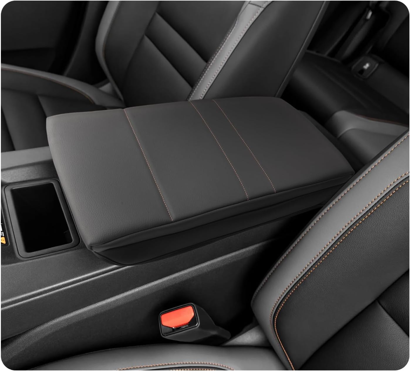 LUWU 2024 2025 Prologue Center Console Cover Compatible with 2024 2025 Honda Prologue Accessories 2025 Prologue EX/Touring/Elite Armrest Cover Center Console Pad Armrest Console Cover (Thick Black)