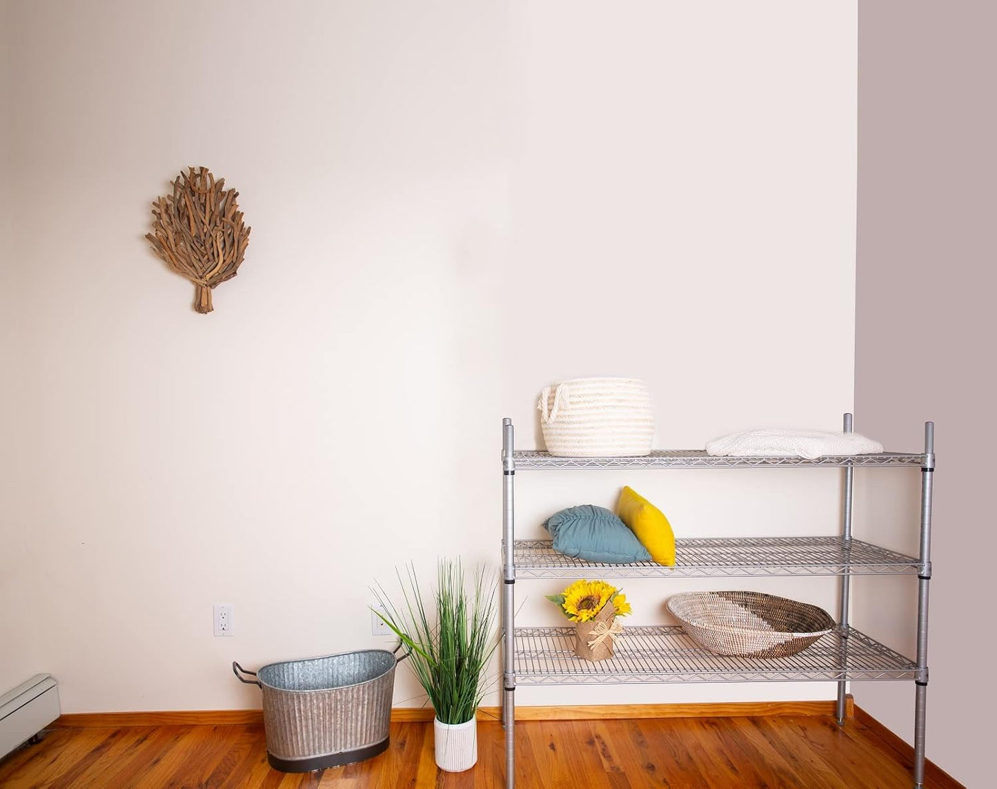 Omega 24" Deep x 42" Wide x 96" High 3 Tier Gray Starter Shelving Unit