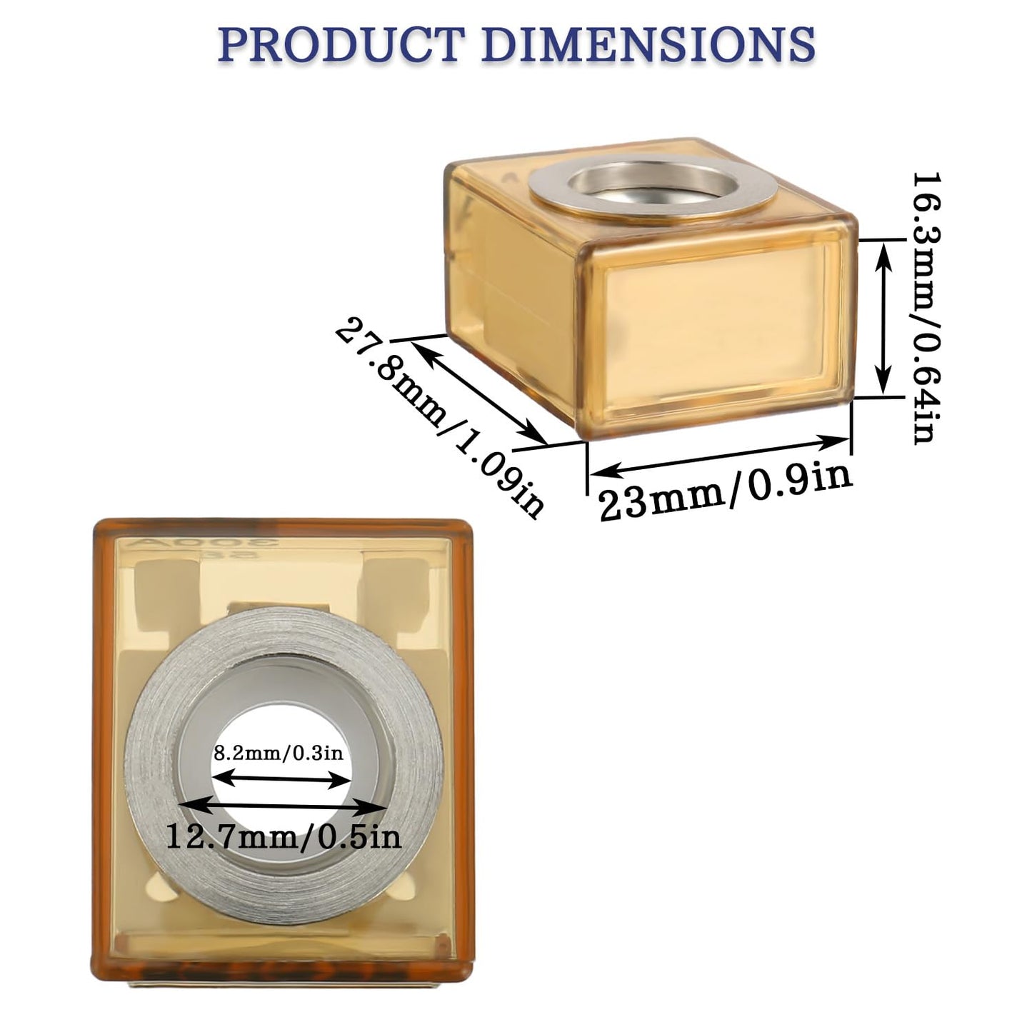 MRBF Terminal Fuse Block 150 AMP Marine Rated Battery Fuse 58V DC Max IP66 Waterproof Fuse Holder 150A