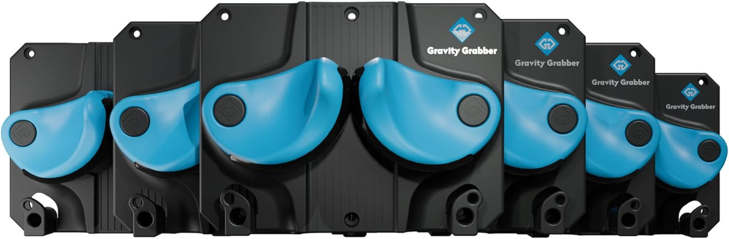 Ultimate Ski & Snowboard Wall Rack | Secure, Non-Slip Storage | Fits Any Ski/Board | Garage Organization | Ski Storage Rack | Snowboard Storage Rack | Winter Gear Organizer | 6 Pck