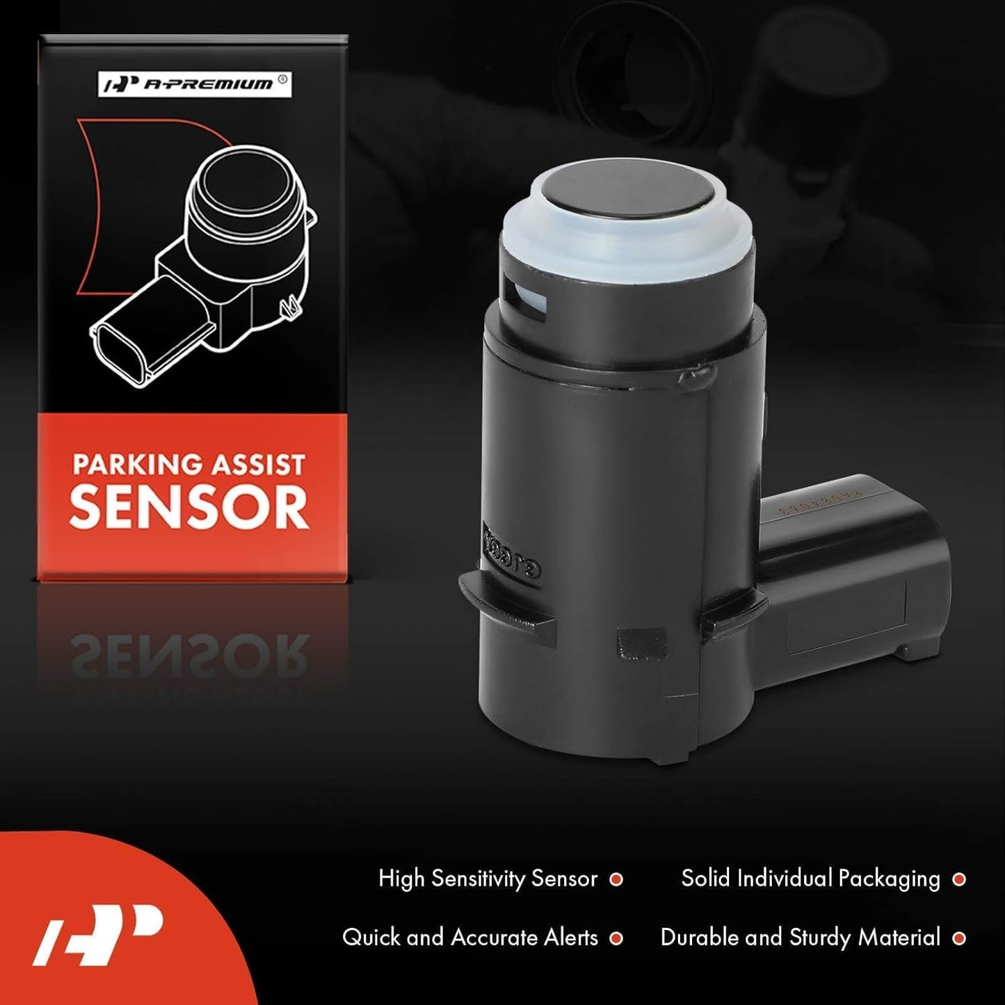 A-Premium Rear PDC Reverse Backup Parking Aid Assist Sensor Compatible with Ford and Lincoln Models - F-150 F150 2009-2014, Mark LT 2010-2014, Replace# 9L3Z-15K859-D