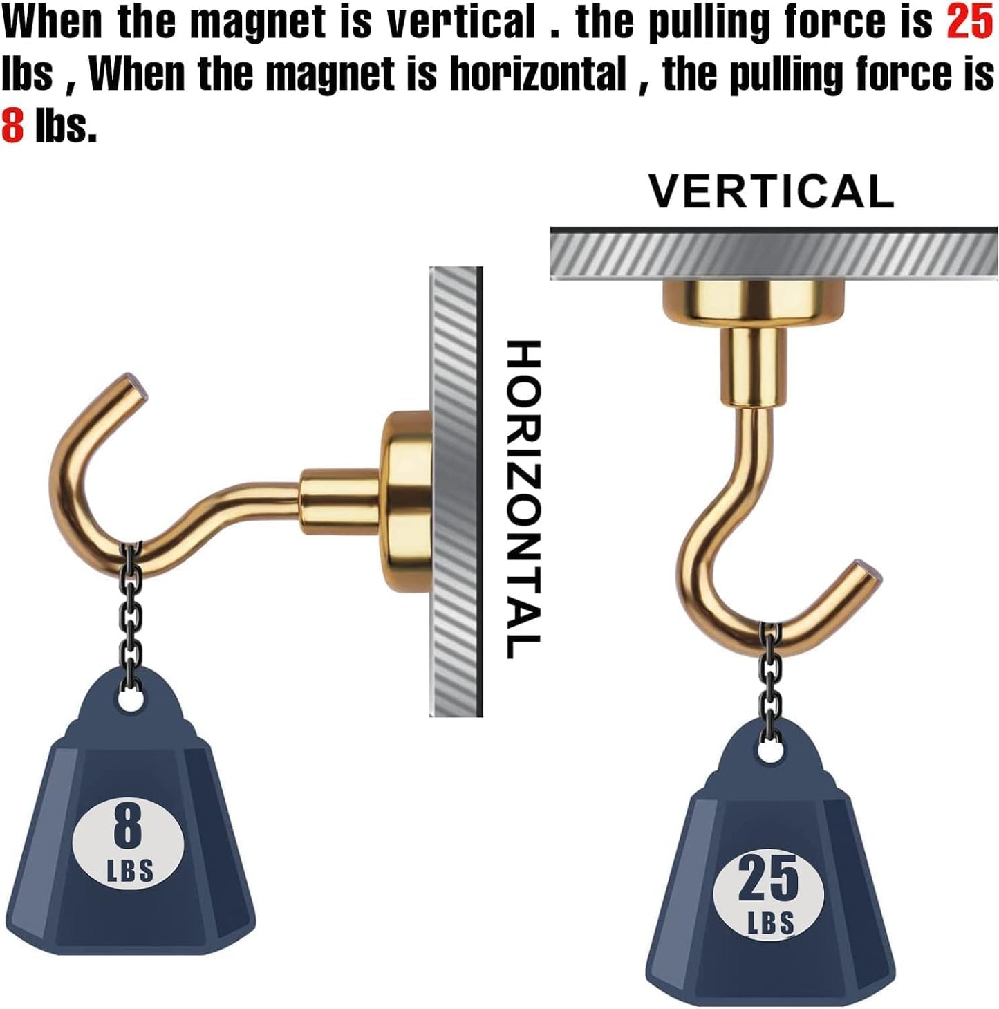 DIYMAG Magnetic Hooks, 30Lbs Strong Heavy Duty Cruise Magnet S-Hook for Classroom, Fridge, Hanging, Cabins, Grill, Kitchen, Garage, Workplace and Office Etc, (20 Pack-Yellow)