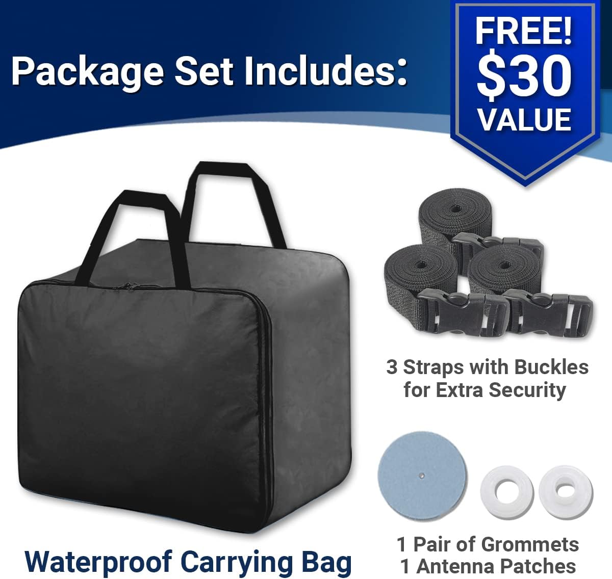 iCarCover Custom Car Cover Compatible with Mustang GT 1979-2004, Waterproof All Weather Rain Snow UV Sun Protector Full Exterior Indoor Outdoor Car Covers, Stripe (Black/Gray)