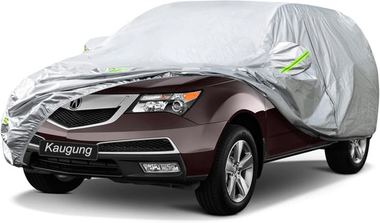 KouKou Oxford Waterproof SUV Car Cover Suitable for Acura mdx from 2001 to 2025, Windproof All Weather Waterproof Outdoor Cover Sun Rain UV Dust Snow Protection.
