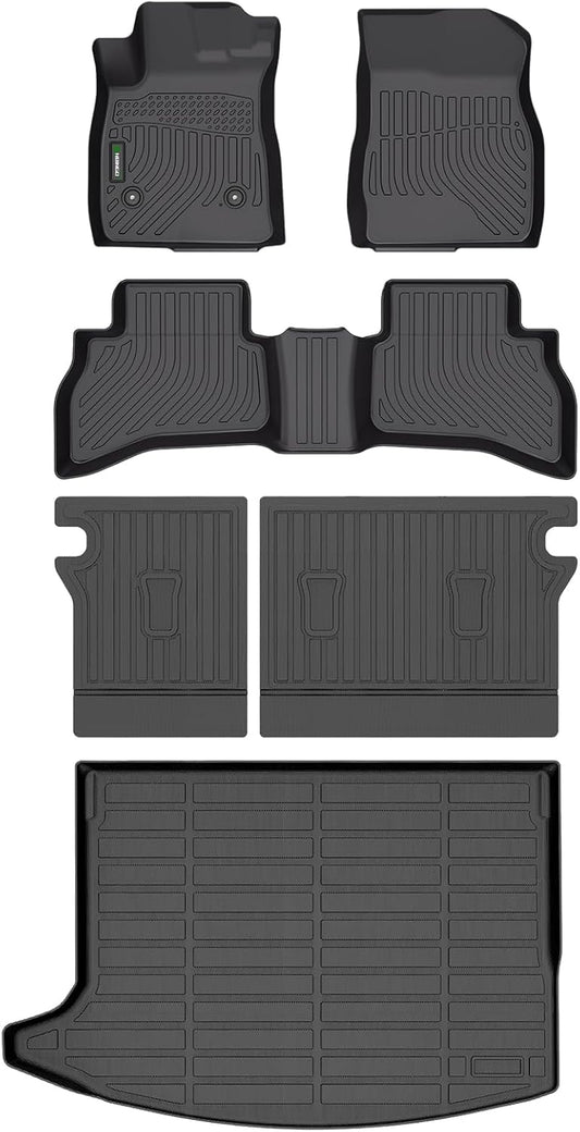 ANBINGO® Floor Mats & Backseat Cargo Liner for 2020-2026 Buick Encore GX AWD, 2020-2026 Encore TPE Car Mat (Cargo Tray in Upper Deck Position)
