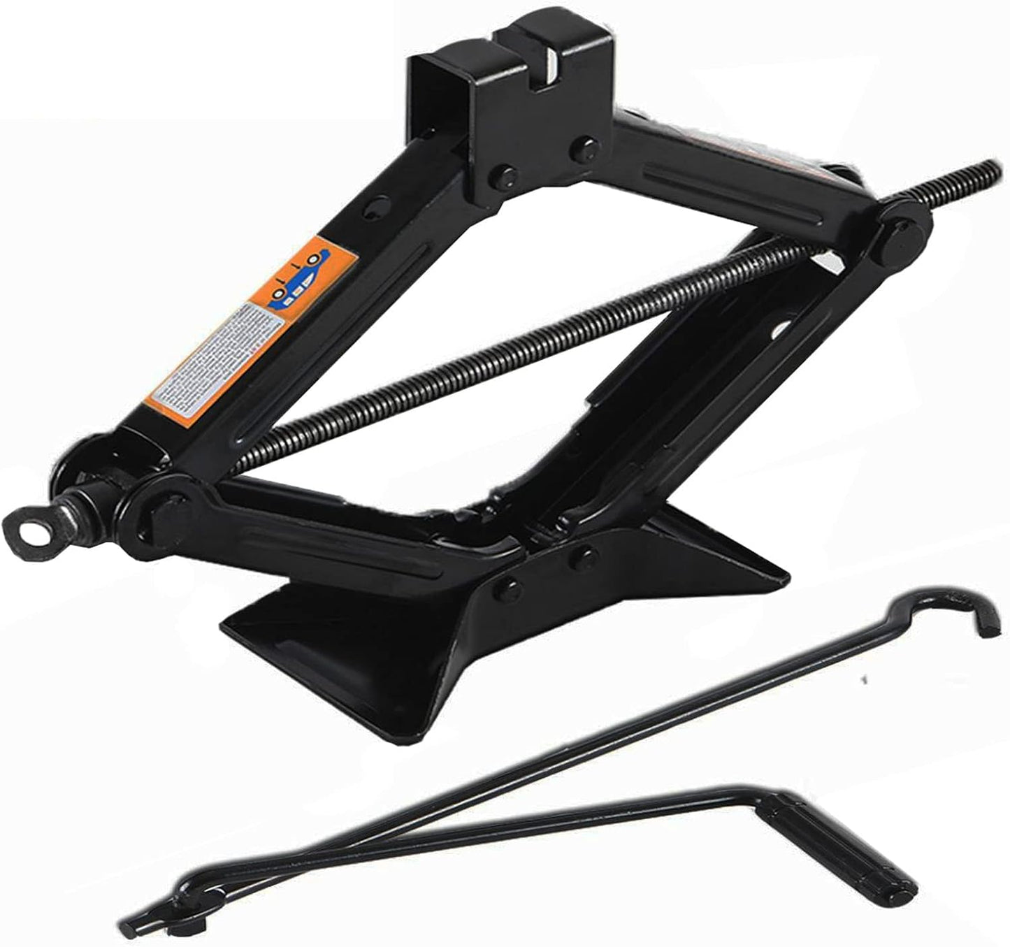 Scissor Jack for Car-2.0Ton(4409lbs) 丨Car Jack Kit-Tire Jack丨Portable,丨deal for SUV and Auto-with Crank Handle丨Heavy Duty Material,Black