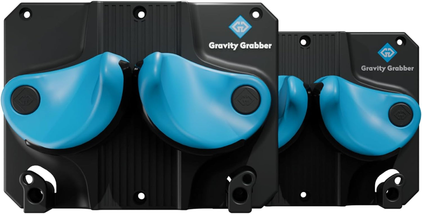 Ultimate Ski & Snowboard Wall Rack | Secure, Non-Slip Storage | Fits Any Ski/Board | Garage Organization | Ski Storage Rack | Snowboard Storage Rack | Winter Gear Organizer | 2 Pck