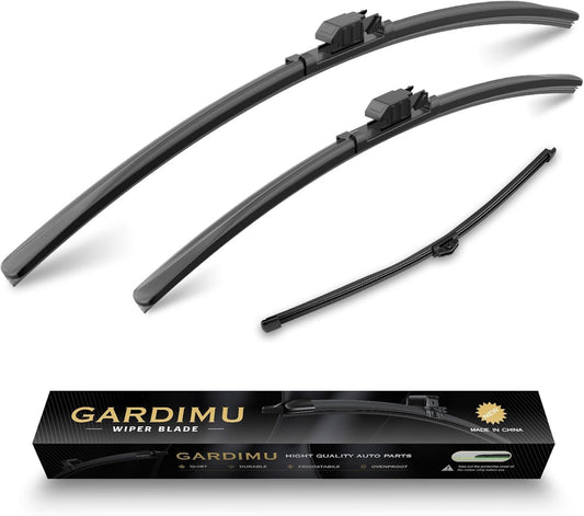 Replacement for BMW X2 2018-2023 Windshield Wiper Blade-3 Pieces of Car Front and Rear Window Wiper Blades