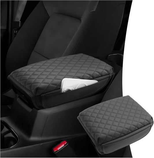 CDEFG for Chevrolet Colorado -GMC Canyon 2023-2025 2026 Center Console Cover Armrest Box Cover for Colorado/Canyon Accessories Console Arm Rest Protector Thickened with 2 Side Pocket