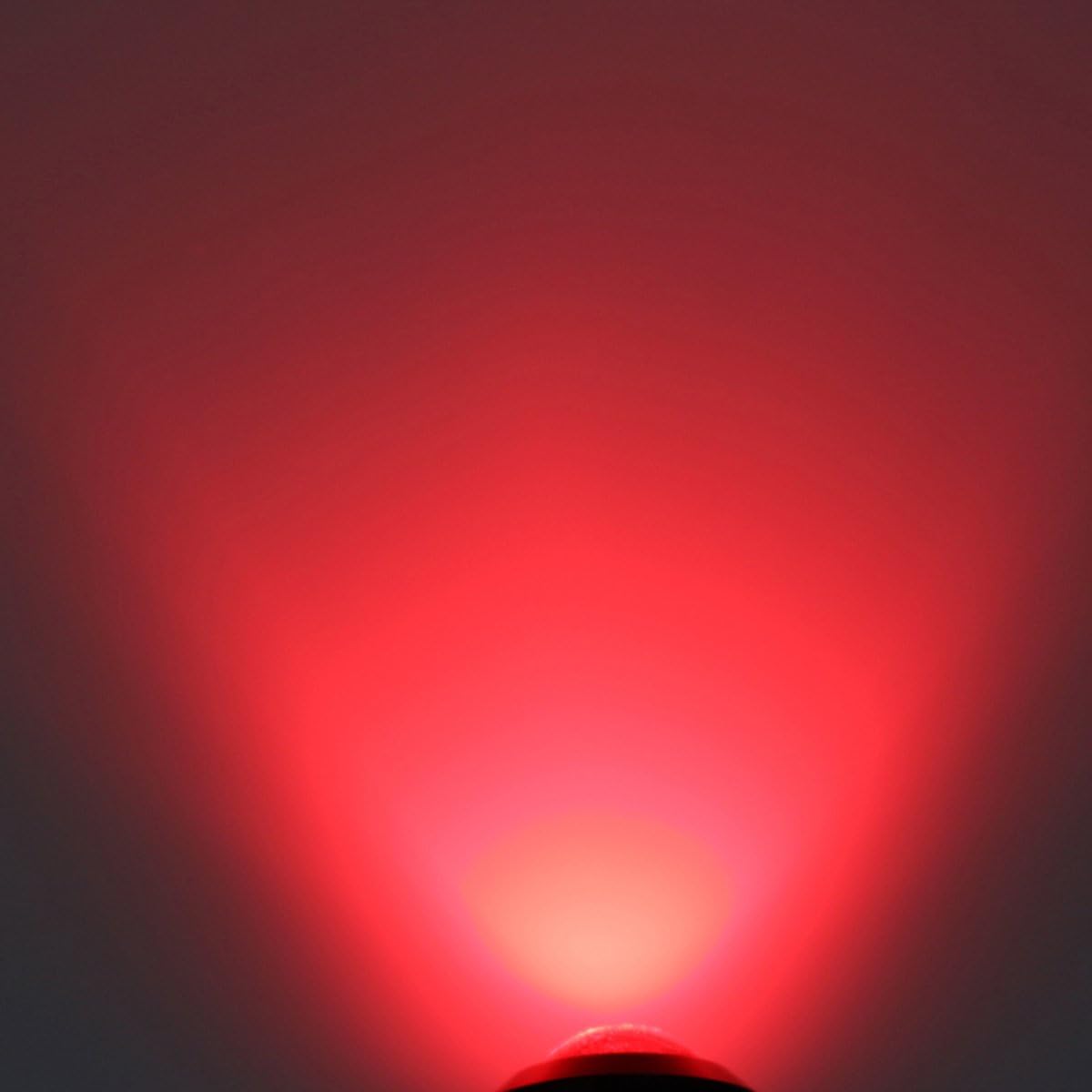 LEADTOPS 10Pcs 18mm 12V Red Eagle Eye LED Car Fog DRL Daytime Running Light Backup Reverse Tail Rock Lights Small bulb (Red light, Black Case)