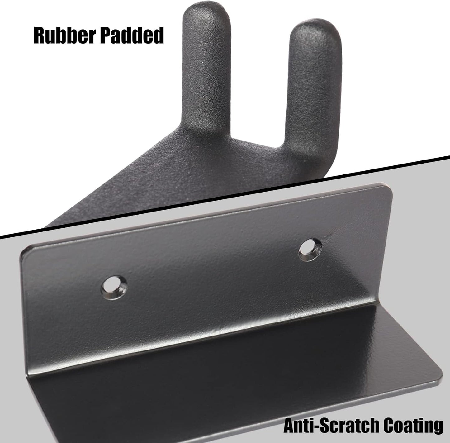 Bike Wall Mount, Pedal Mount Bike Rack for Garage, Bike Storage Hanger Bicycle, Heavy Duty Bike Hooks with Rubber Pad for Wall, Max 150LB, 3 Set