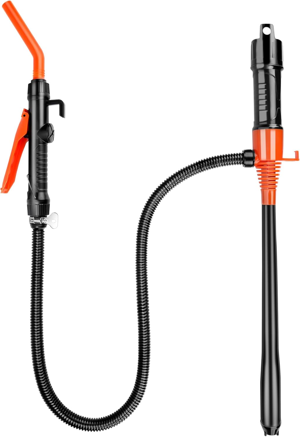 Portable Fuel Transfer Pump, Battery-Powered Siphon Pump for Gas, Diesel, Cars, Boats, Gas Cans, Spill-Proof, Quick & Easy Liquid Transfer