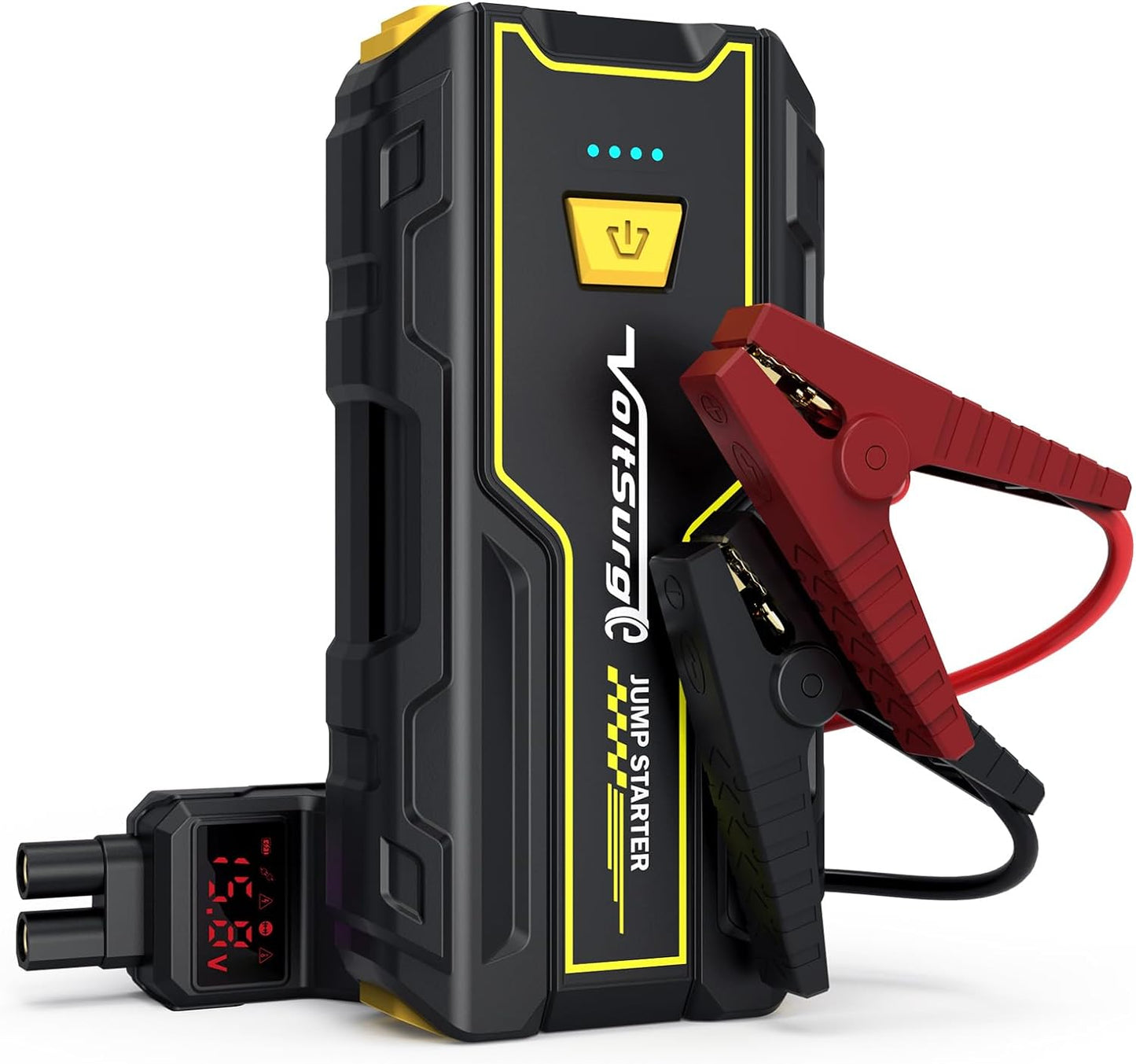 4000A Car Jump Starter, VoltSurge Battery Jumper Starter Portable for Engine Max 7.0L Gas/5.5L Diesel Engine Jump Box, 12V 12v Battery Charger Pack with LED Flashlight and USB Port