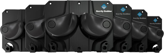 Ultimate Ski & Snowboard Wall Storage Rack - Fits any Ski or Snowboard - Save Your Rocker, Tips and Tails - Damage-free - 6x - Black