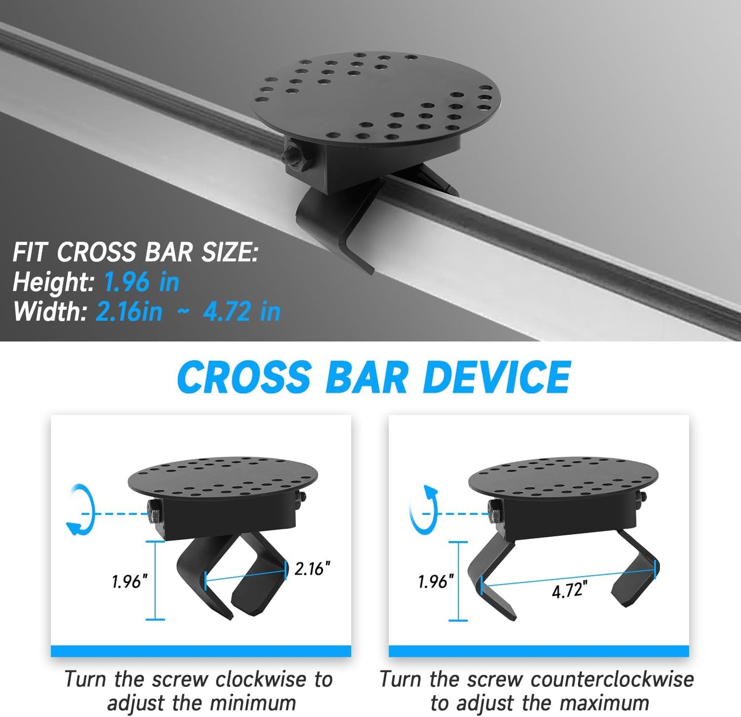 NIHAO 60"x36"x5" Heavy Duty Roof Rack Cargo Carrier, Universal Car Top Luggage Basket for SUV, Truck, RV, Pickup, Holds Up to 250 Lbs