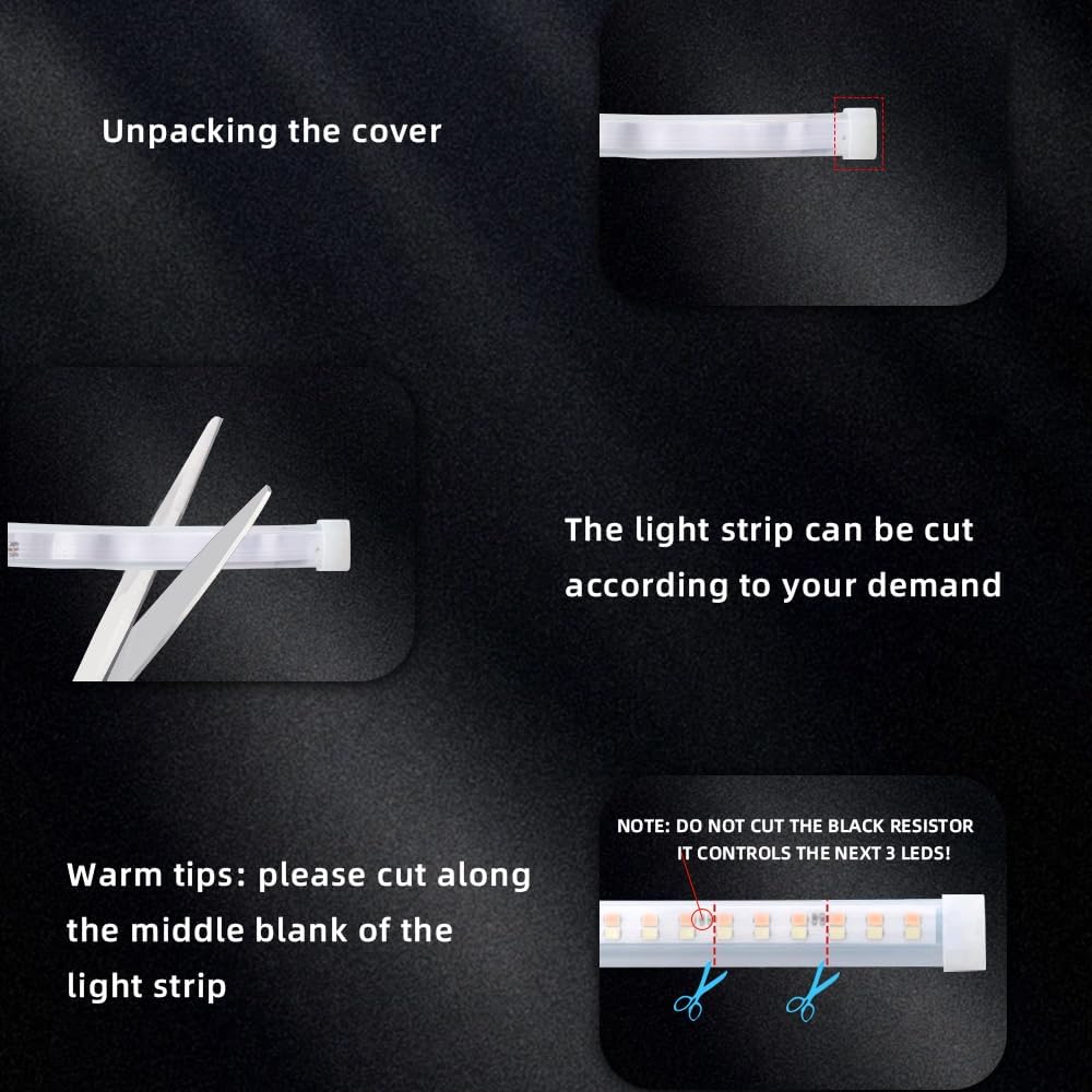 Upgrade Dynamic Flowing Car LED Trunk Light Strip, 79Inch Universal Flexible Cutting Silicone Waterproof Neon Lights Strip, 12V Interior Ambient Lighting for Cars SUVs(Ice Blue)